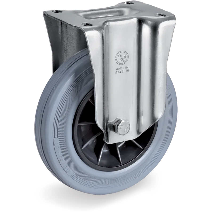 Tellure Rôta 225903 – Rueda fija de goma Ø125×37.5 mm