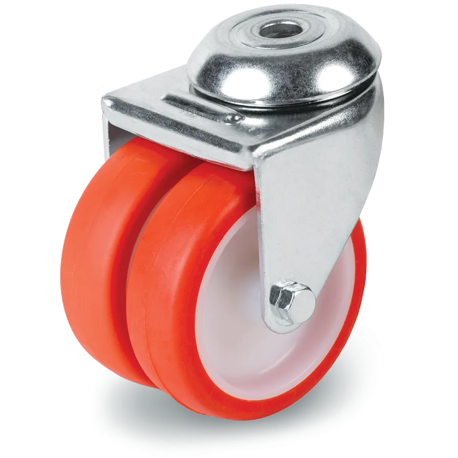 Tellure Rôta 363414 – Rueda giratoria de poliuretano termoplástico Ø75 mm