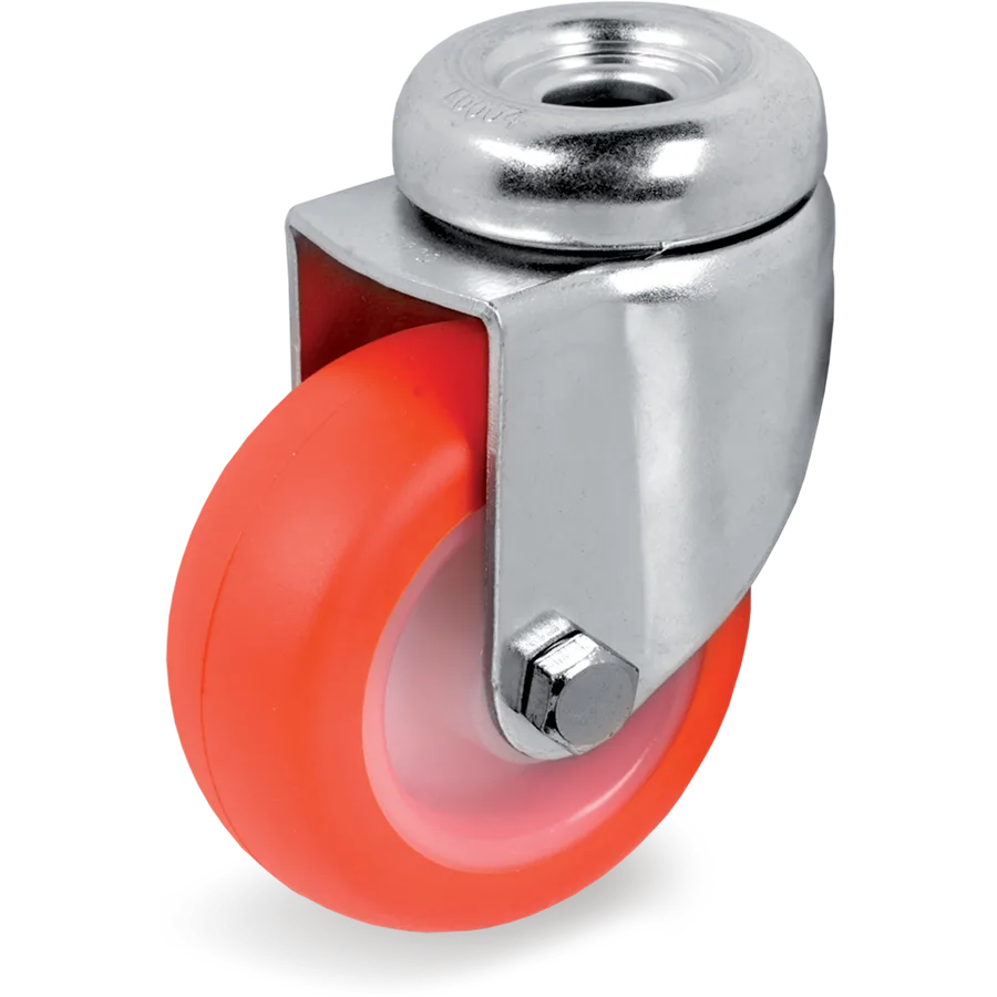 Tellure Rôta 363101 – Rueda giratoria de poliuretano termoplástico Ø40×18 mm