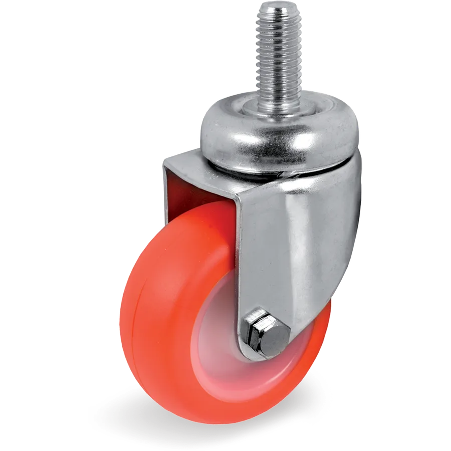 Tellure Rôta 366302 – Rueda giratoria de poliuretano termoplástico Ø50×18 mm