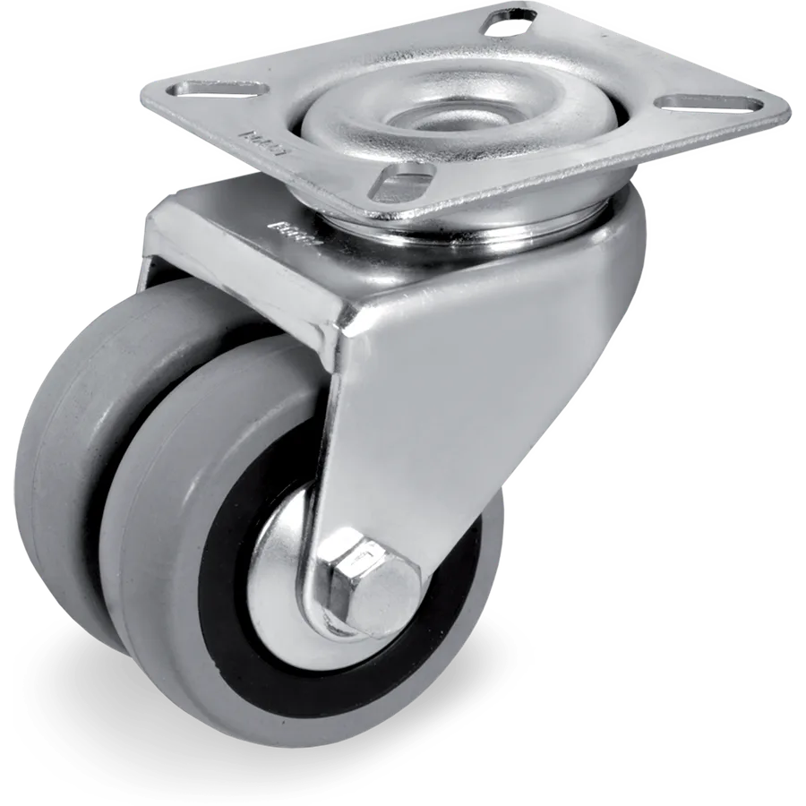 Tellure Rôta 374201 – Rueda giratoria de goma Ø50 mm