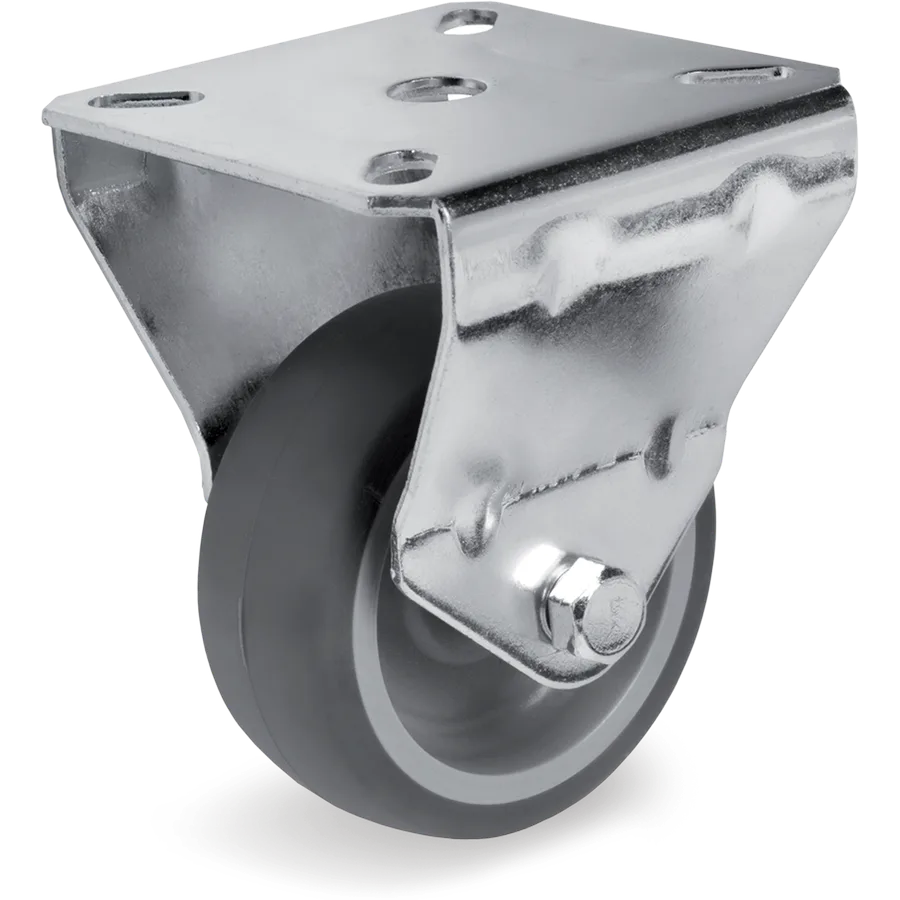 Tellure Rôta 385200 – Rueda fija de goma termoplástica Ø40×18 mm