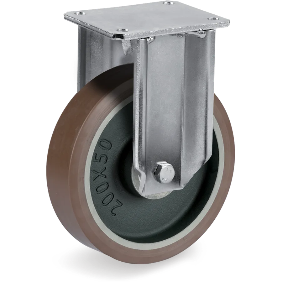 Tellure Rôta 588864 – Rueda fija de poliuretano TR-PowerHigh Ø160×50 mm