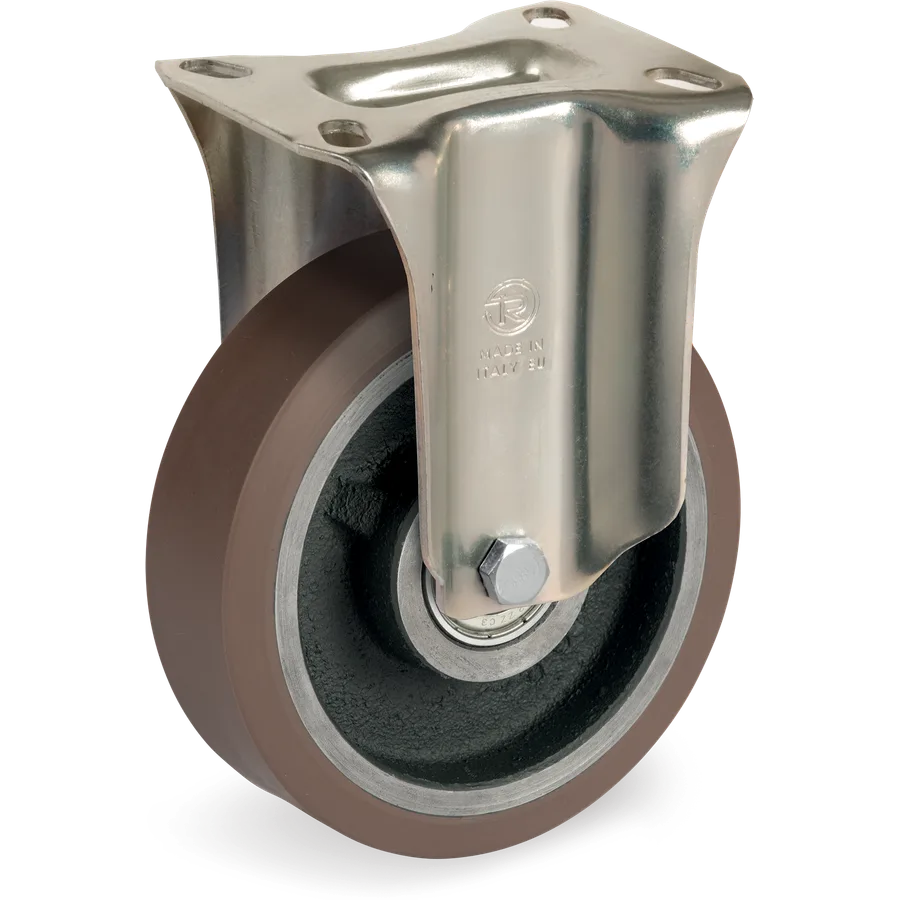 Tellure Rôta 586853 – Rueda fija de poliuretano TR-PowerHigh Ø125×38 mm