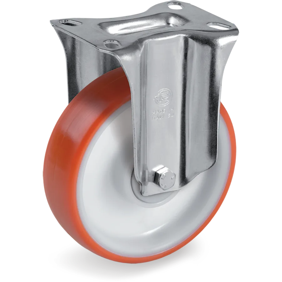 Tellure Rôta 604802 – Rueda fija de poliuretano termoplástico Ø100×30 mm