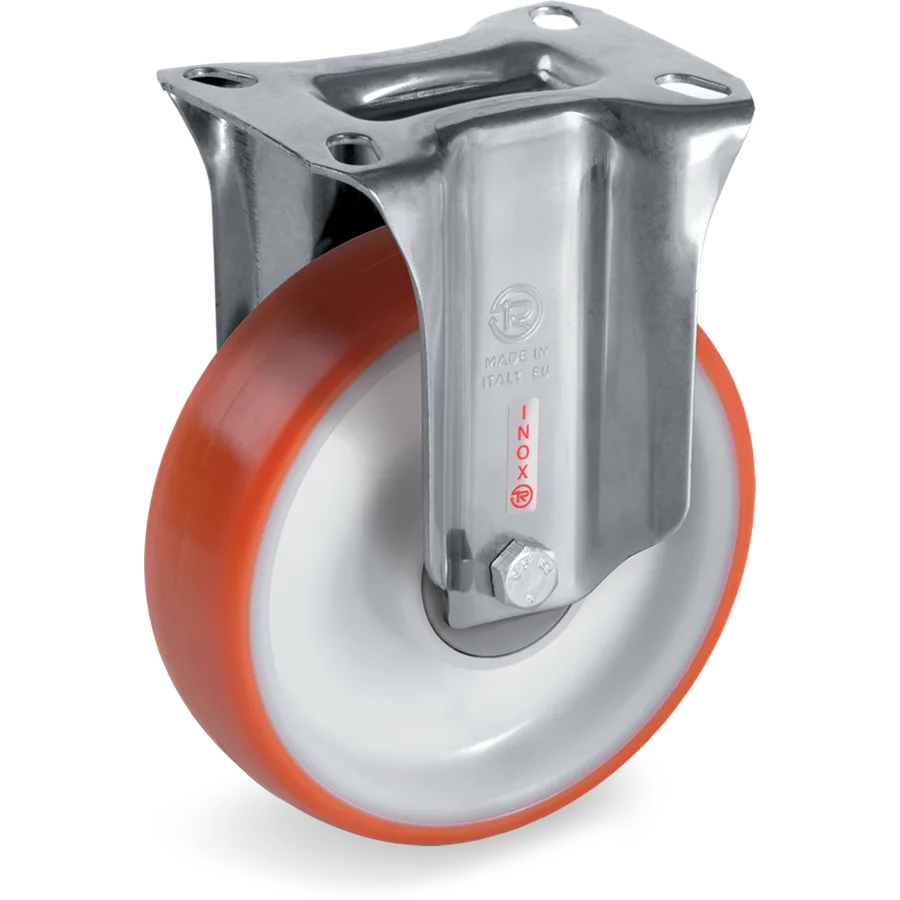 Tellure Rôta 605002 – Rueda fija de poliuretano termoplástico Ø100×30 mm