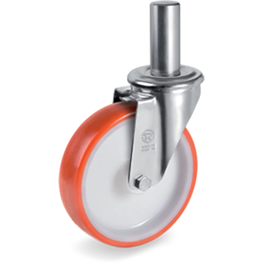 Tellure Rôta 606106 – Rueda giratoria de poliuretano termoplástico Ø200×50 mm