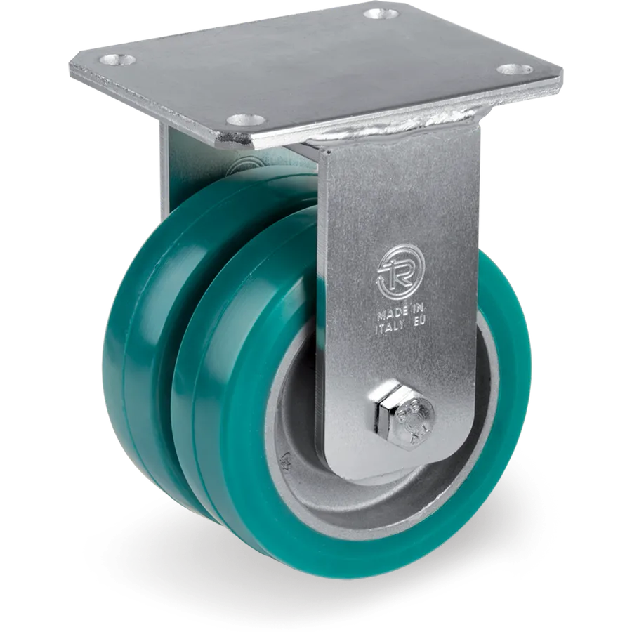 Tellure Rôta 628163 – Rueda fija de poliuretano TR-Roll Ø125 mm