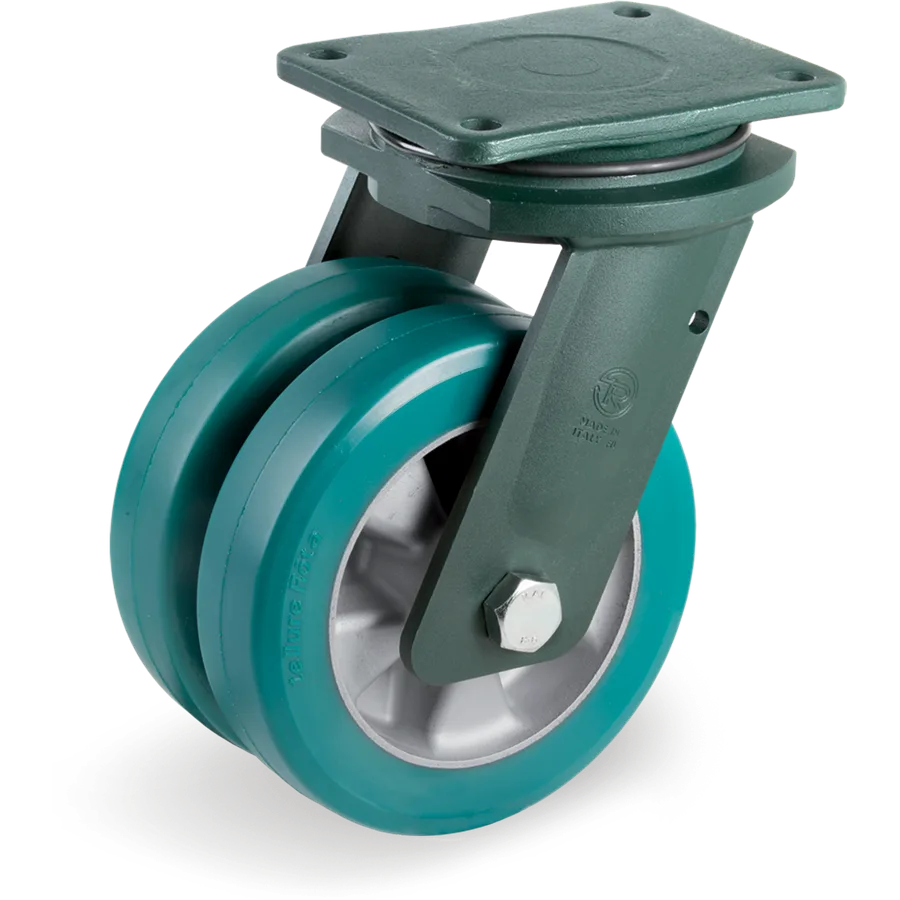 Tellure Rôta 628066 – TR-Roll polyurethane swivel castor Ø200 mm