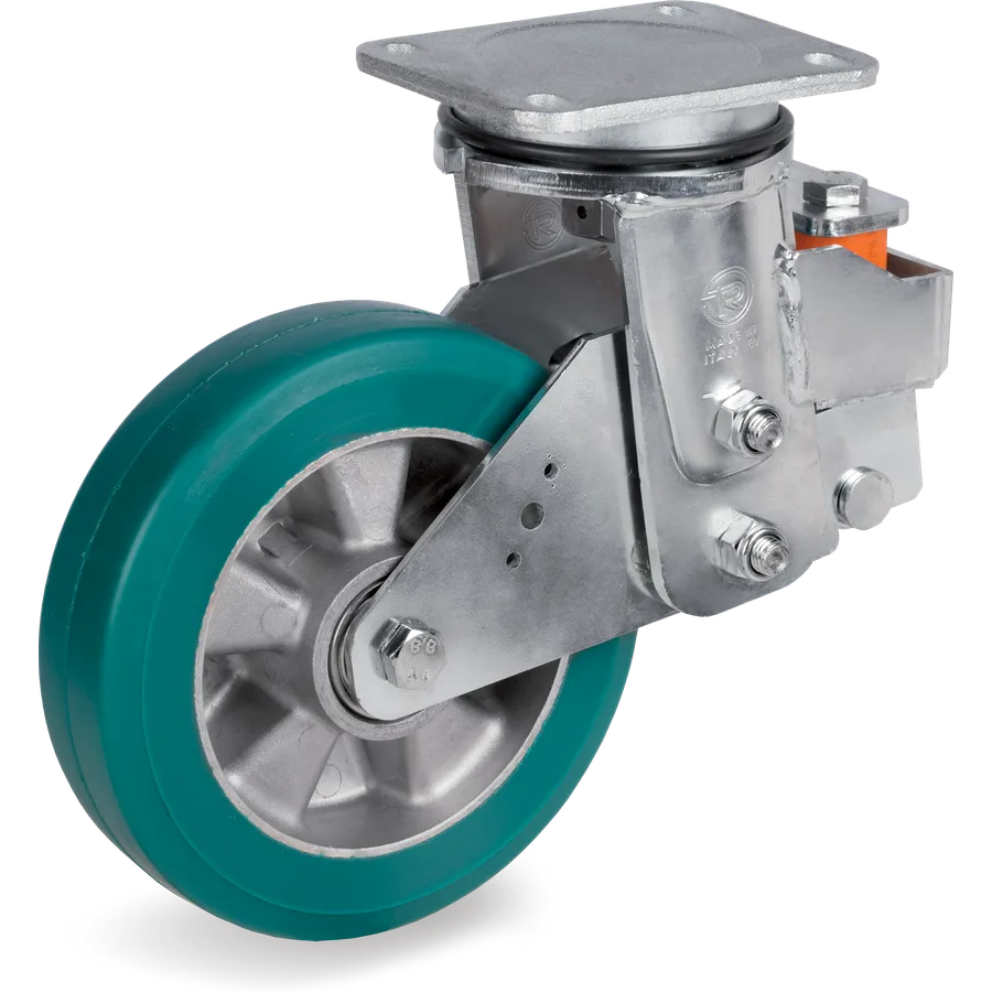 Tellure Rôta 626308 – TR-Roll polyurethane swivel castor Ø250×50 mm