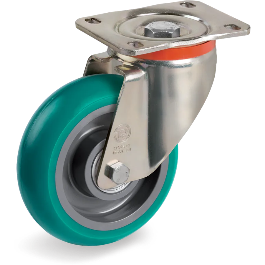 Tellure Rôta 629313 – TR-Roll polyurethane swivel castor Ø125×40 mm