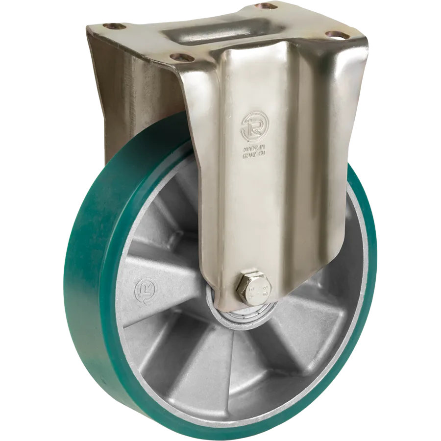Tellure Rôta 628550 – TR-Roll polyurethane fixed castor Ø160×50 mm