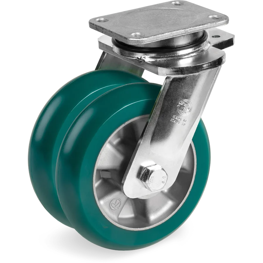 Tellure Rôta 629076 – TR-Roll polyurethane swivel castor Ø200 mm