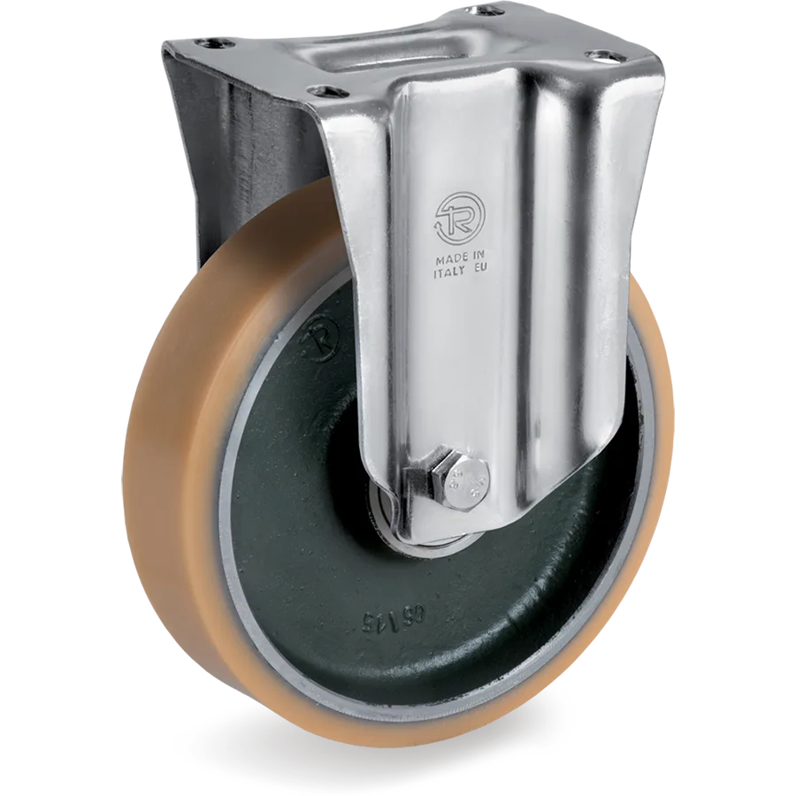 Tellure Rôta 638222 – Rueda fija de vulkollan® Ø100×30 mm