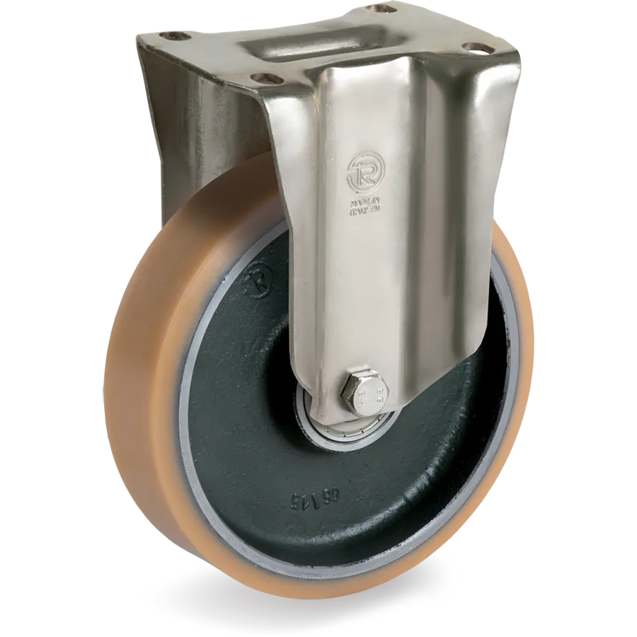 Tellure Rôta 638624 – Rueda fija de vulkollan® Ø150×40 mm