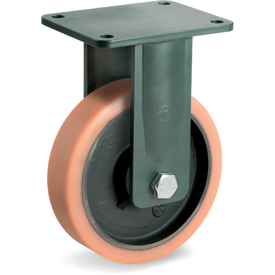 Tellure Rôta 638407 – Rueda fija de vulkollan® Ø250×60 mm