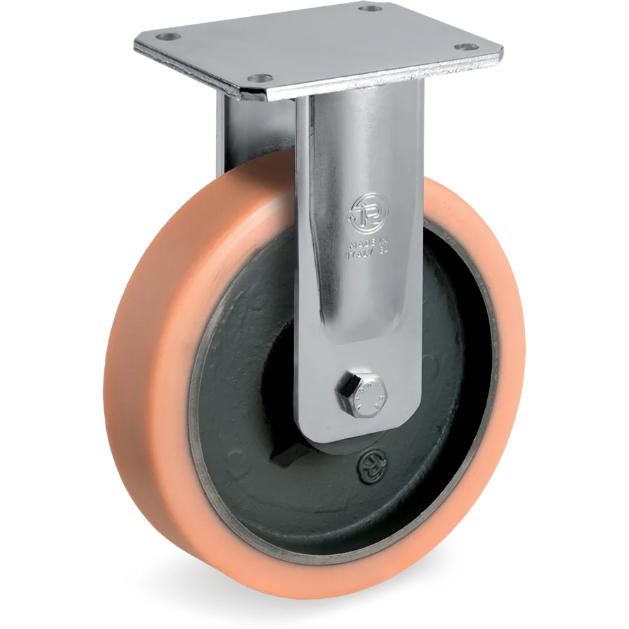 Tellure Rôta 638404 – Rueda fija de vulkollan® Ø150×50 mm