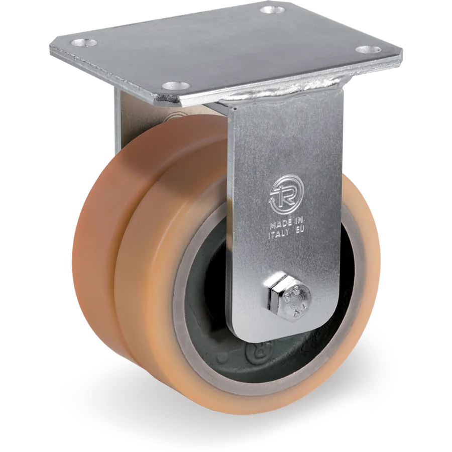 Tellure Rôta 638162 – Rueda fija de vulkollan® Ø100 mm