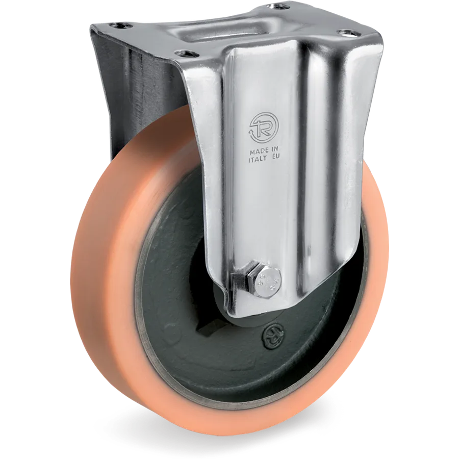 Tellure Rôta 634664 – Rueda fija de vulkollan® Ø160×50 mm