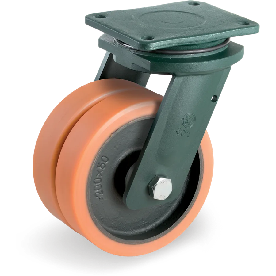 Tellure Rôta 638074 – Rueda giratoria de vulkollan® Ø150 mm