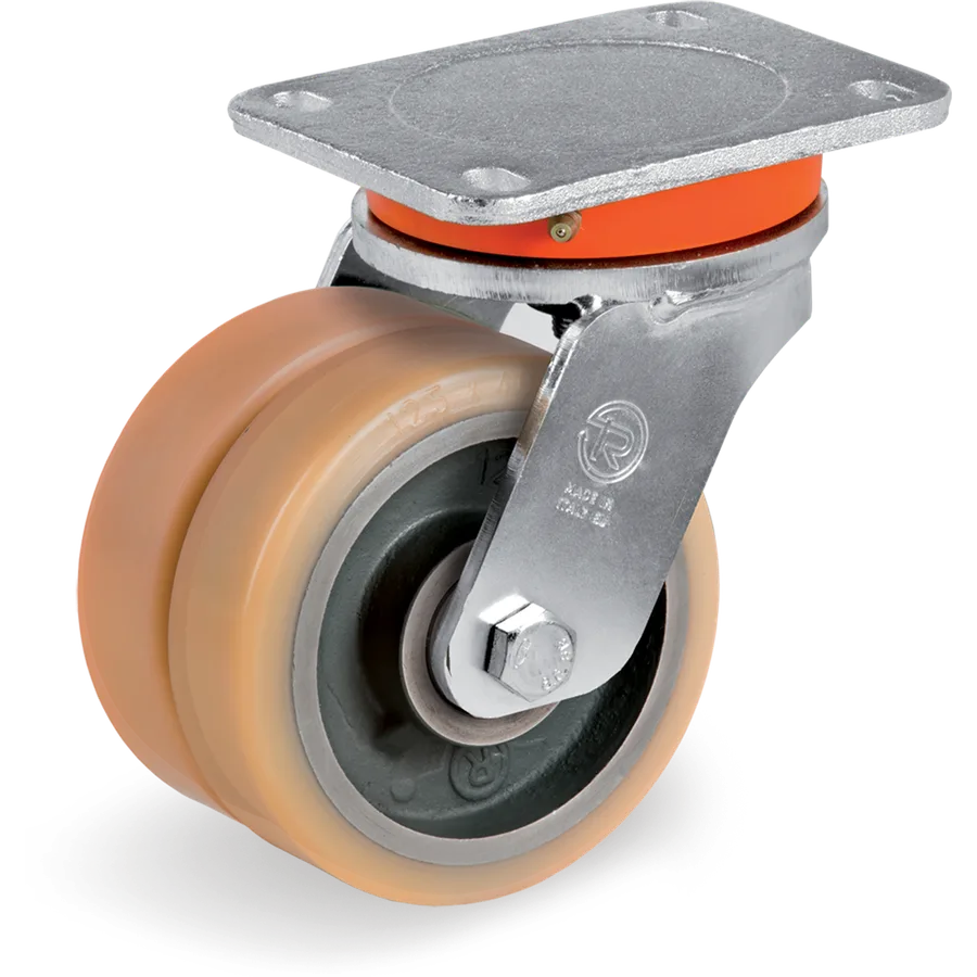 Tellure Rôta 638063 – Rueda giratoria de vulkollan® Ø125 mm