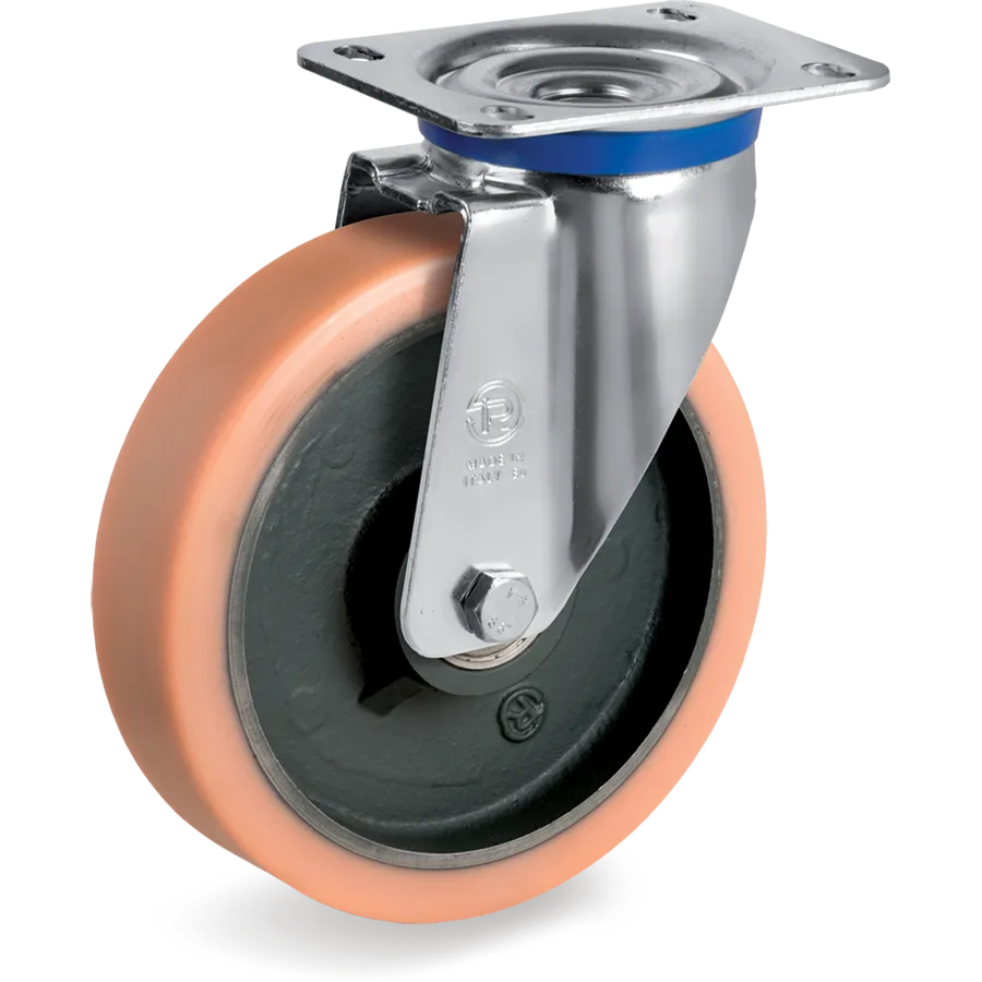 Tellure Rôta 637424 – Rueda giratoria de vulkollan® Ø150×50 mm