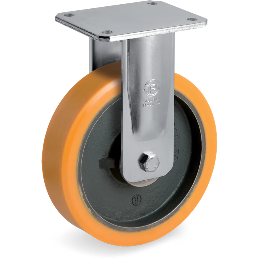 Tellure Rôta 648403 – Rueda fija de poliuretano TR Ø125×50 mm