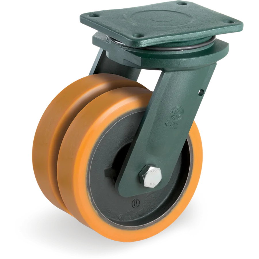 Tellure Rôta 648076 – Rueda giratoria de poliuretano TR Ø200 mm