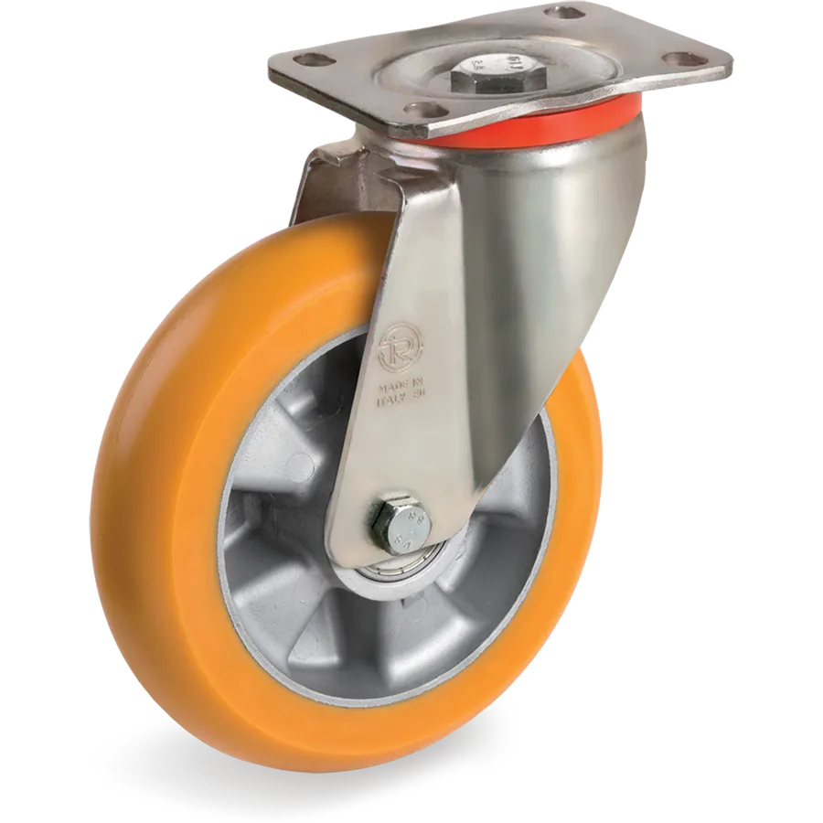 Tellure Rôta 655913 – TR polyurethane swivel castor Ø125×40 mm