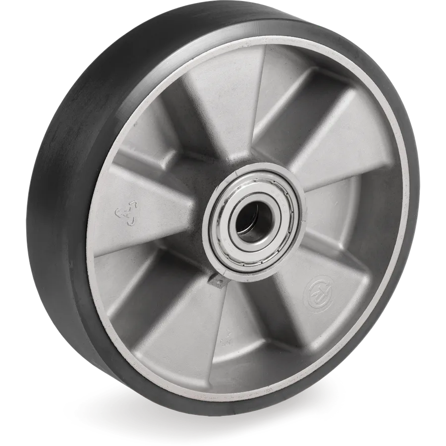 Tellure Rôta 652114ESD – Rueda de poliuretano TR ESD Ø160×50 mm
