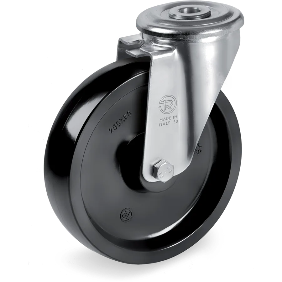 Tellure Rôta 676103 – Rueda giratoria de resina termoendurente Ø125×35 mm