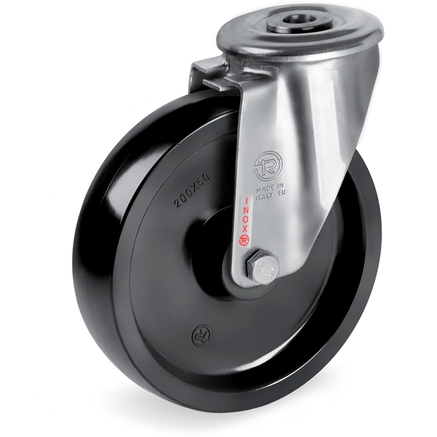 Tellure Rôta 678201 – Rueda giratoria de resina termoendurente Ø80×35 mm