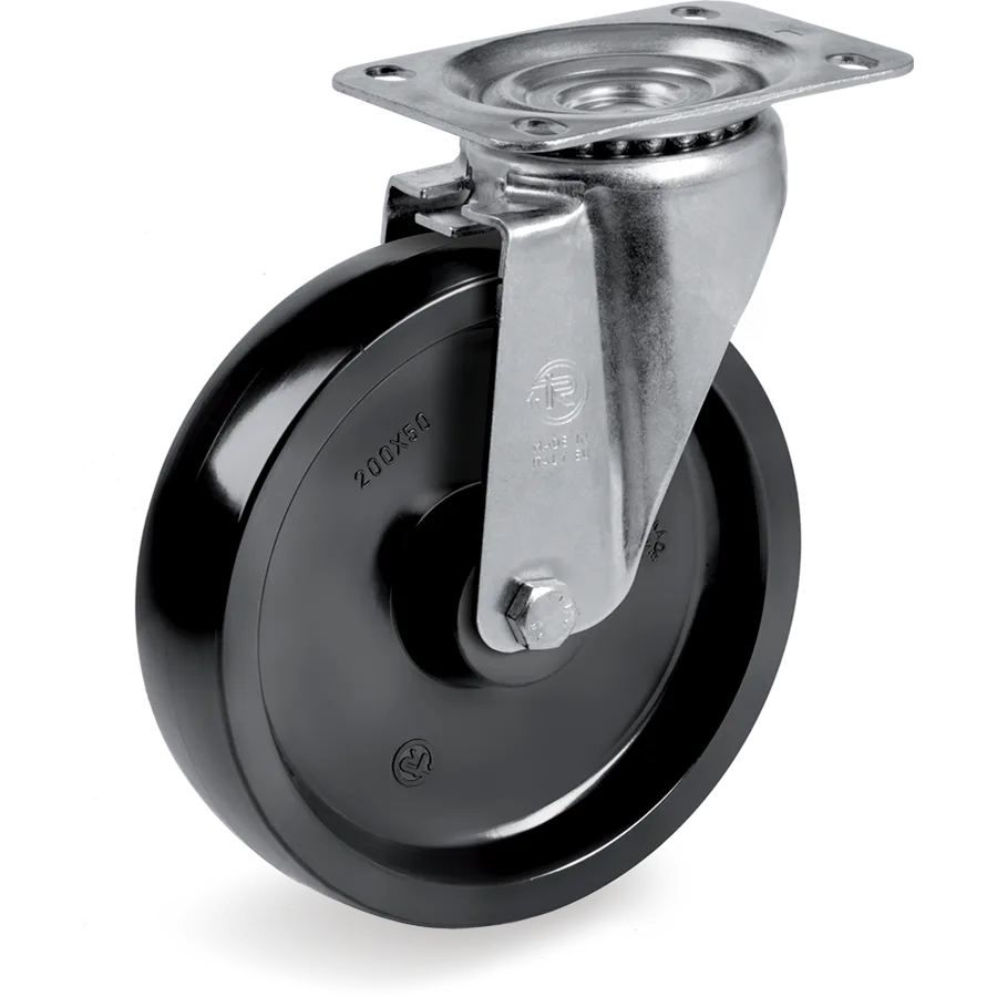 Tellure Rôta 677201 – Rueda giratoria de resina termoendurente Ø80×35 mm