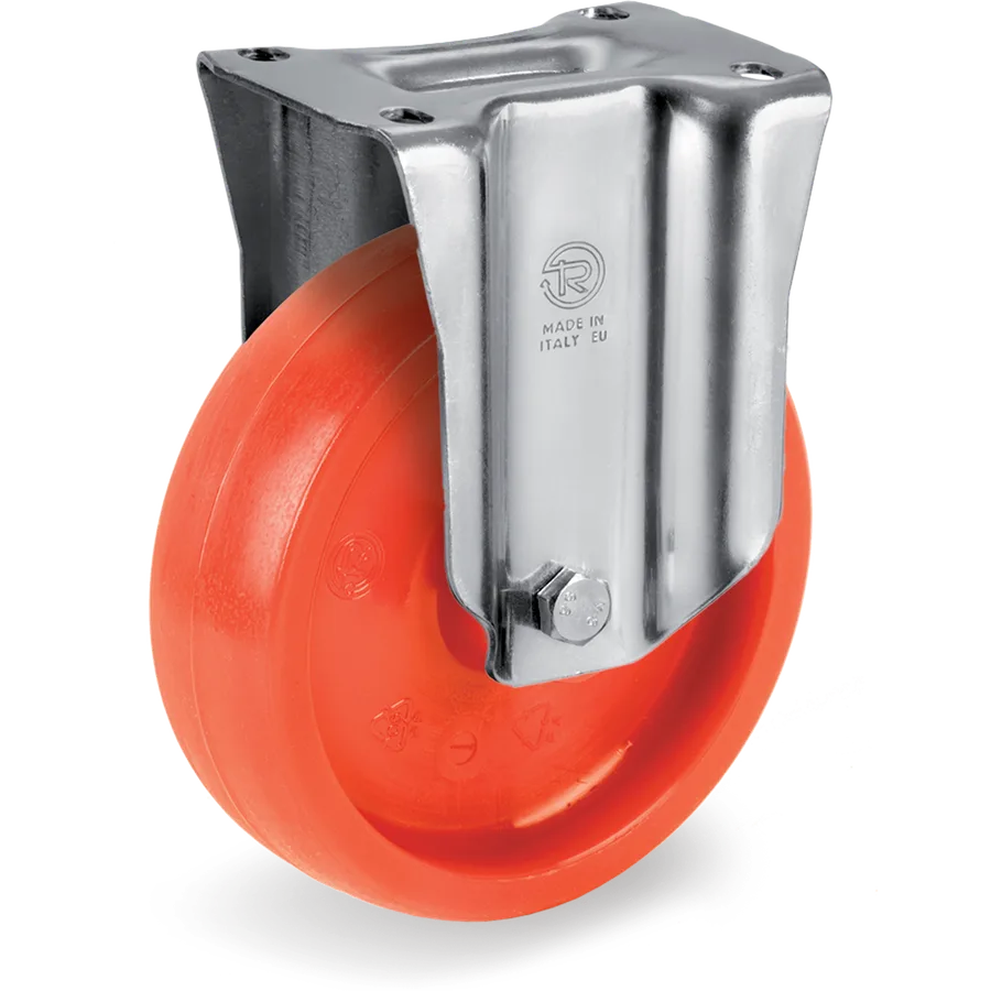 Tellure Rôta 685103ORA – Rueda fija de poliamida 6 Ø125×38 mm
