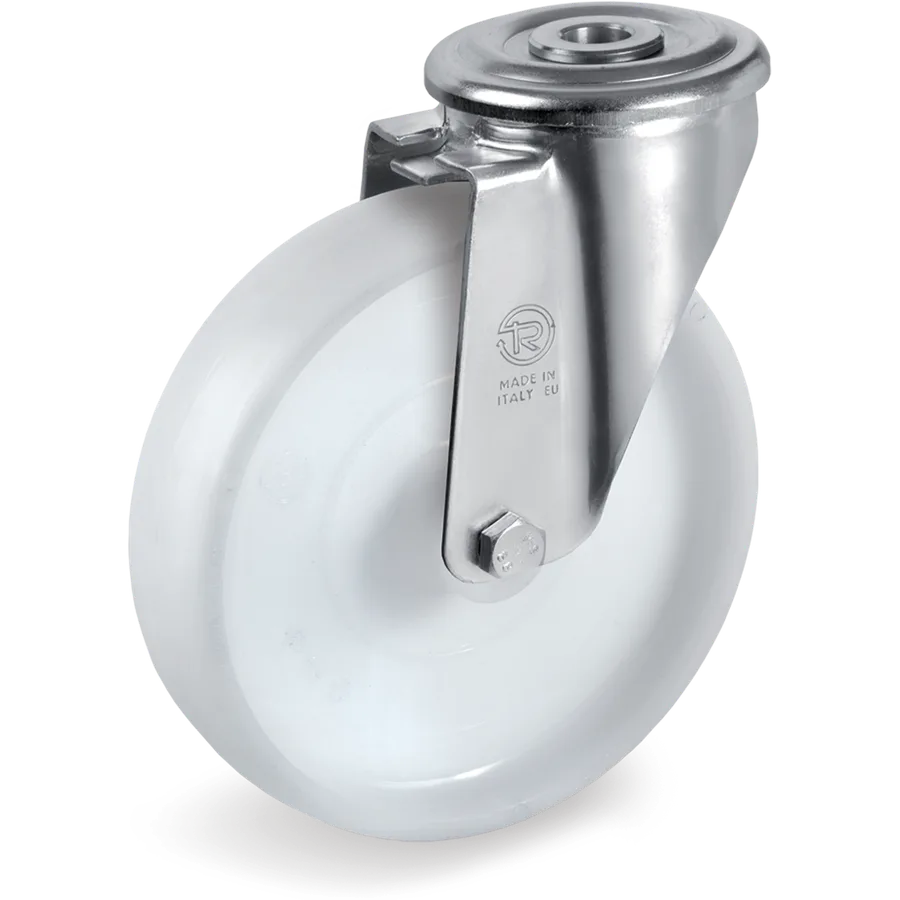 Tellure Rôta 687903 – Rueda giratoria de poliamida 6 Ø125×38 mm