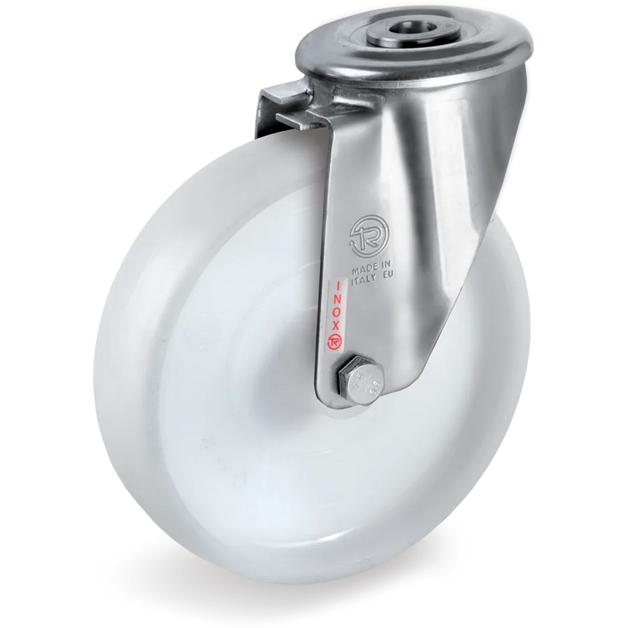 Tellure Rôta 685802 – Rueda giratoria de poliamida 6 Ø100×30 mm
