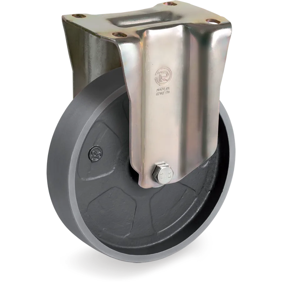 Tellure Rôta 696303 – Rueda fija de hierro fundido Ø125×40 mm