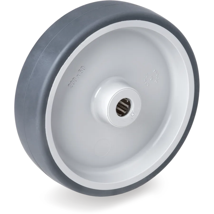 Tellure Rôta 713201 – Rueda de goma termoplástica Ø80×30 mm
