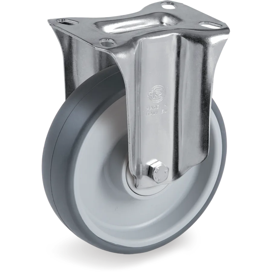 Tellure Rôta 714801 – Rueda fija de goma termoplástica Ø80×30 mm