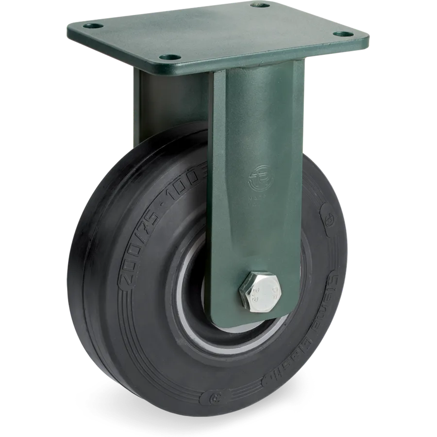 Tellure Rôta 729416 – Rueda fija de goma elástica Ø200×75 mm