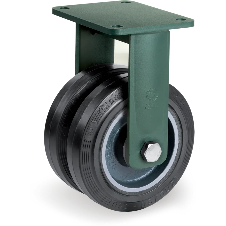 Tellure Rôta 728166 – Rueda fija de goma elástica Ø200 mm