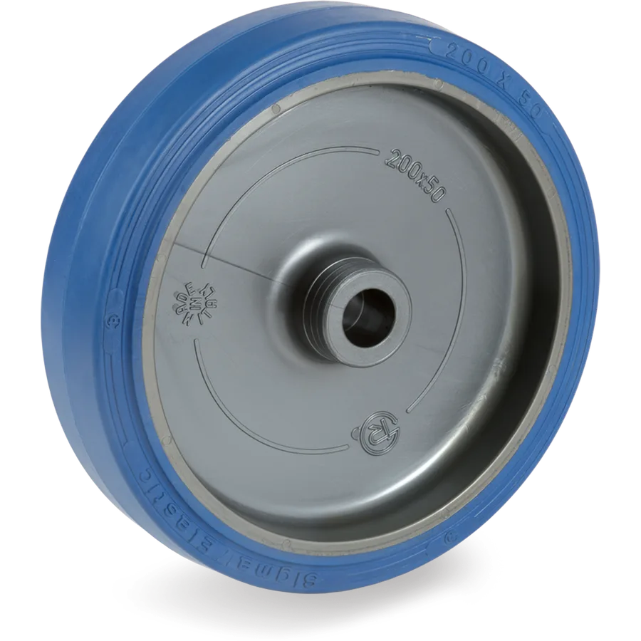 Tellure Rôta 731102 – Elastic rubber wheel Ø100×40 mm