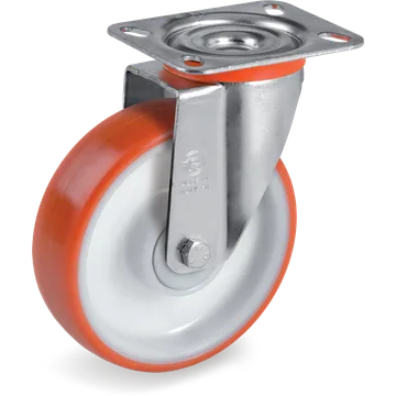 Rueda giratoria de poliuretano termoplástico Ø160×50 mm