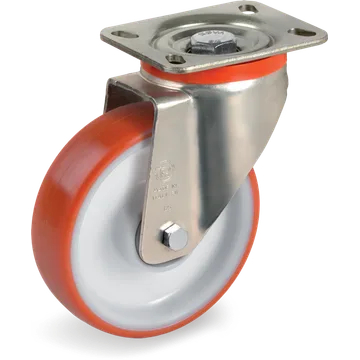 Rueda giratoria de poliuretano termoplástico Ø100×30 mm