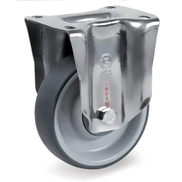 Rueda fija de goma termoplástica Ø160×50 mm
